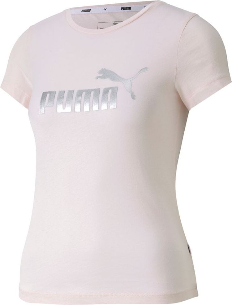 Puma dívčí tričko ESS+ Tee G Rosewater 110 růžová - obrázek 1