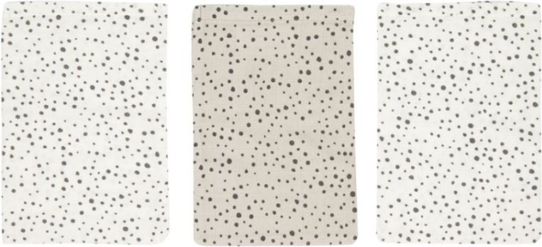Bebe-jou Mušelínové žínky Fabulous Dots 3ks - obrázek 1