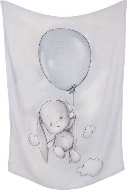Effiki  Bambusová swaddle přikrývka 70x95 Effík s balónem - obrázek 1