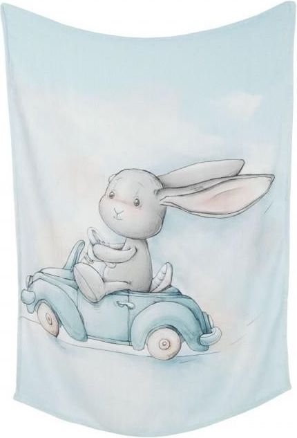Effiki  Bambusová swaddle přikrývka 70x95 Effík závodník - obrázek 1