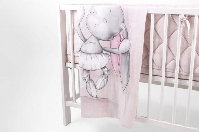 Effiki  Bambusová swaddle přikrývka 70x95 tančící balerína - obrázek 4
