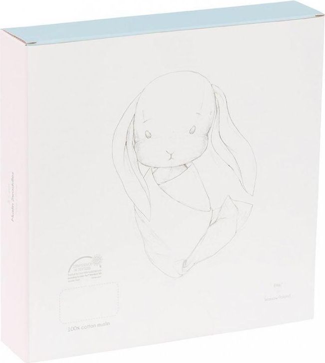 Effiki  Mušelínová swaddle přikrývka 2-set Stars Blue 115 x 115 cm - obrázek 3