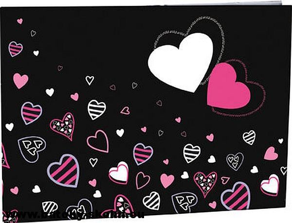 Desky na číslice Stil Lovely srdíčka - obrázek 1