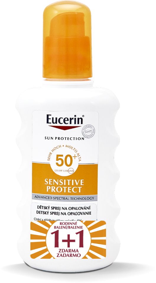 Eucerin Transparentní sprej SPF30 + Dětský sprej SPF50+ duopack 2x200 ml - obrázek 1