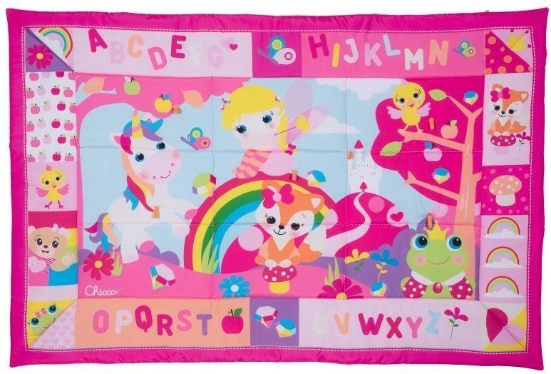 Chicco Hrací deka XXL Fantasy Forest růžová 0m+ - obrázek 2
