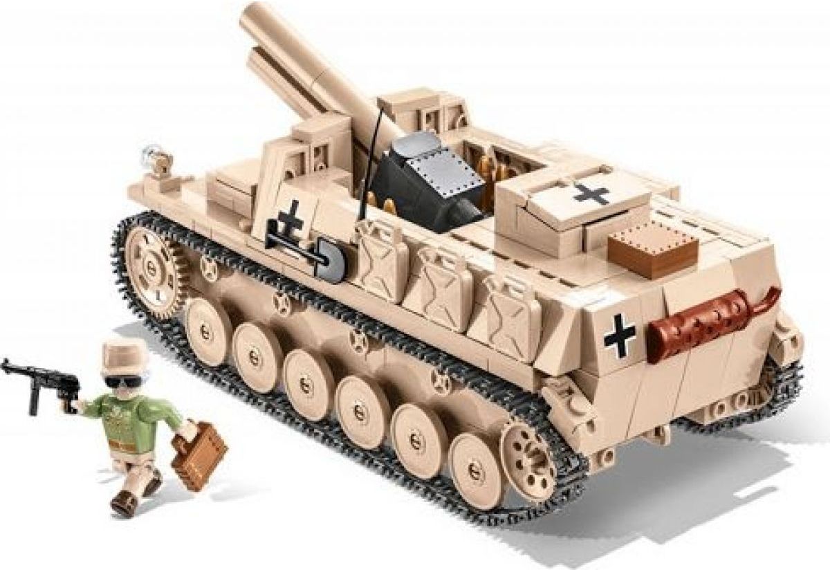 Cobi 2528 Malá armáda II. světová válka sIG 33 auf Fahrgestell Panzerkampfwagen II - obrázek 1