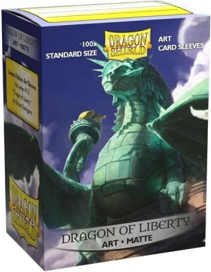 Dragon Shield Obaly na karty Dragon Shield Matte Art Sleeves - Dragon of Liberty – 100 ks - obrázek 1