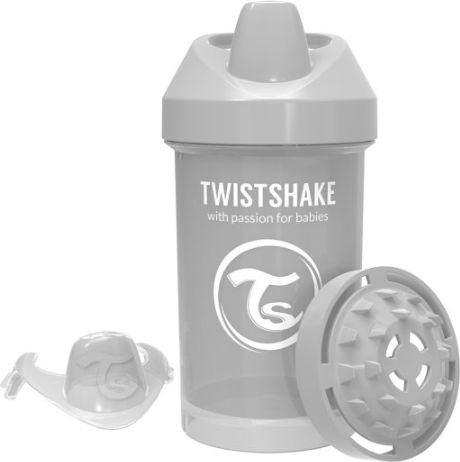 Twistshake Láhev pro batolata 300ml 8+m Pastelově šedá - obrázek 1