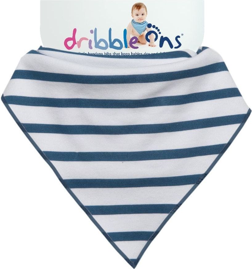 XKKO Dribble Ons Designer Nautical Stripes - obrázek 1