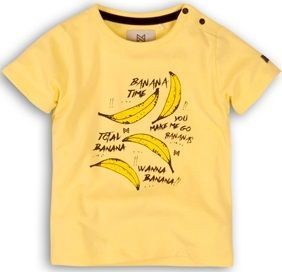 KokoNoko chlapecké tričko s banány 98, žlutá - obrázek 1