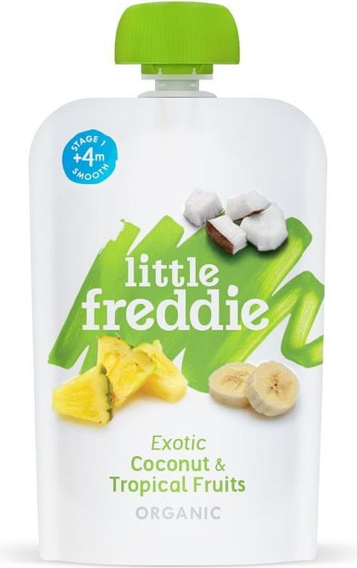 Little Freddie Kokos a tropické ovoce 6 x 100g - obrázek 1