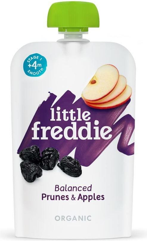 Little Freddie Sušené švestky s jablky, 6 x 100g - obrázek 1