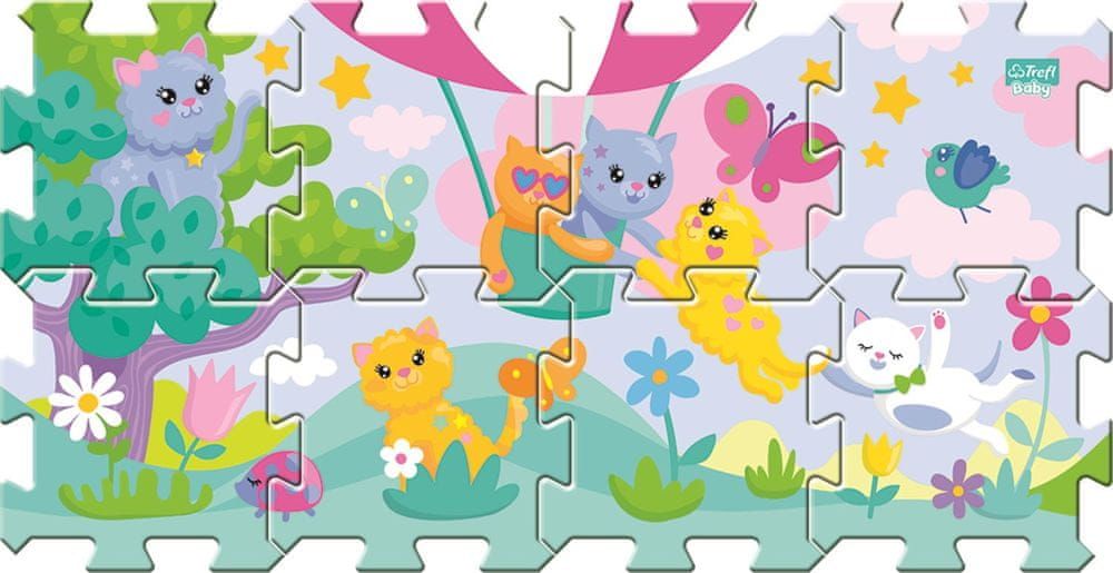 Trefl Pěnové puzzle Rozverná koťata - obrázek 1