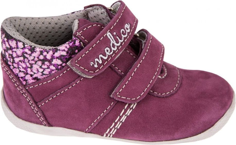 Medico Dívčí kožená obuv EX5001/M56 19 růžová - obrázek 1
