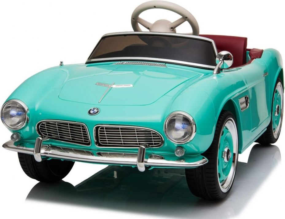 Elektrické autíčko BMW 507 Retro - zelené - obrázek 1