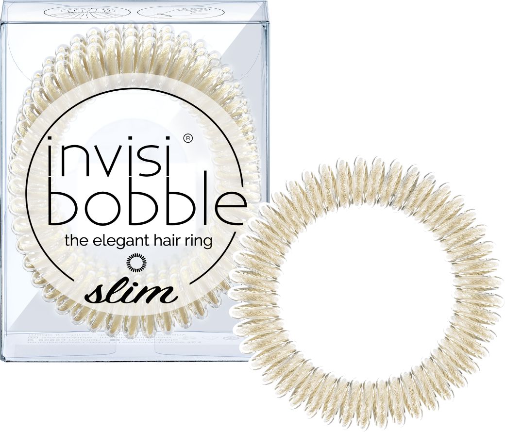 invisibobble Slim gumičky do vlasů Stay Gold 3 ks - obrázek 1