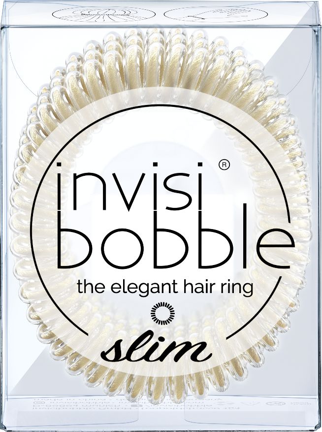 invisibobble Slim gumičky do vlasů Stay Gold 3 ks - obrázek 3
