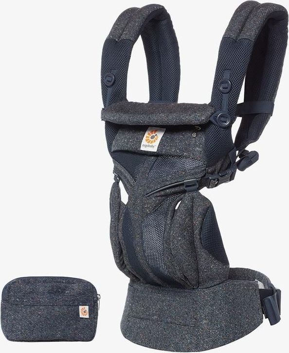 ErgoBaby Nosítko na nošení dětí Omni 360 Cool Air Mesh Blue Tweed - obrázek 1