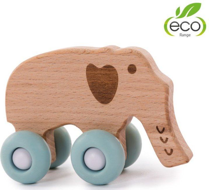 Dřevěná hračka Bo Jungle B-Woody Elephant Pastel Blue 2020 - obrázek 1