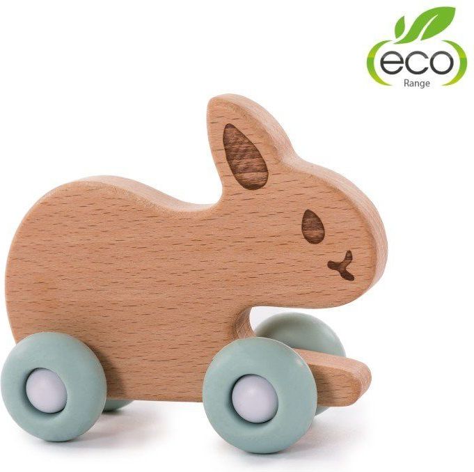 Dřevěná hračka Bo Jungle B-Woody Rabbit Pastel Blue 2020 - obrázek 1