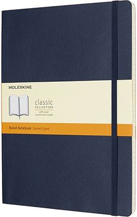 Moleskine Zápisník - měkké desky modrý B5, 96 listů  linkovaný - obrázek 1