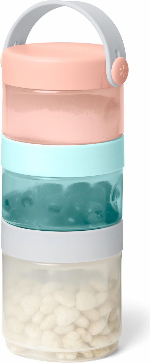 Skip Hop Sada 3 nádob na jídlo cestovní Coral/Teal - obrázek 1