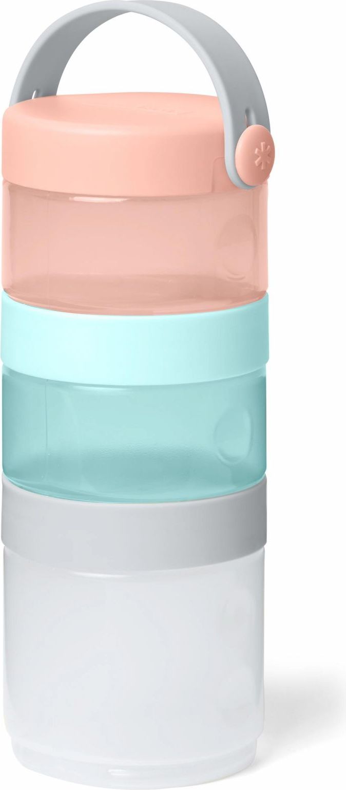 Skip Hop Sada 3 nádob na jídlo cestovní Coral/Teal - obrázek 2