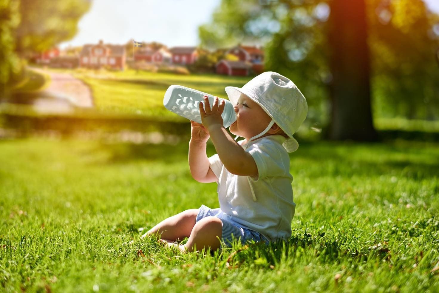 HeroEcoBottle skleněná kojenecká eko láhev 320 ml, šedá - obrázek 2