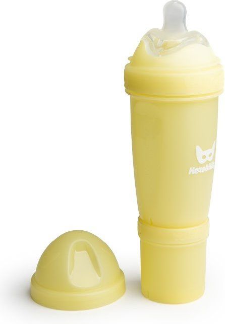 HeroEco HeroBottle Antikoliková kojenecká láhev 240 ml, žlutá - obrázek 2