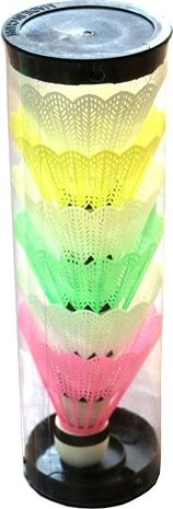 MaDe Košíky na badminton barevné 6,5cm - obrázek 1