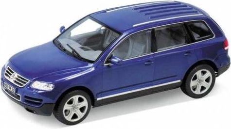 Welly 1:24 Volkswagen Touareg Modrá tmavá - obrázek 1