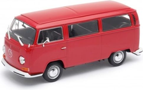 Welly 1:24 Volkswagen Bus T2 Červená - obrázek 1