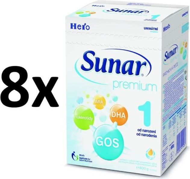 Sunar Premium 1, 8x600g - obrázek 1