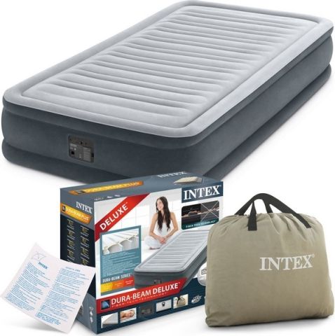 Intex 67770 Nafukovací postel Dura-Beam Queen Comfort plush 152x203x33 cm s elektrickou pumpou - obrázek 1