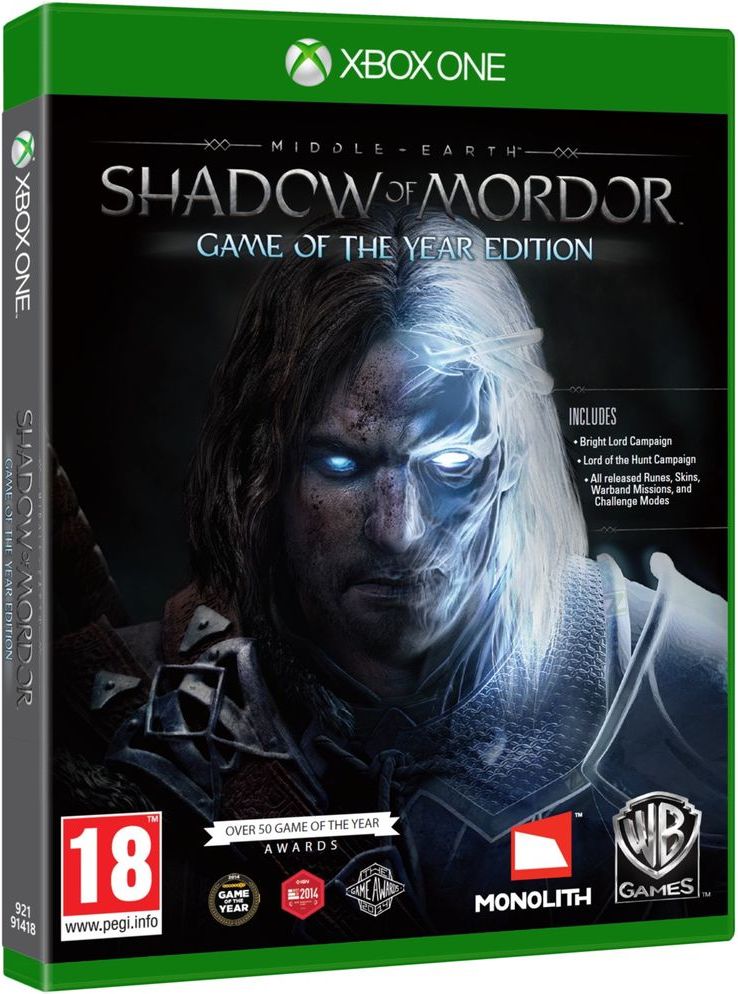 Middle-Earth: Shadow of Mordor GOTY Edition - Xbox One - obrázek 1