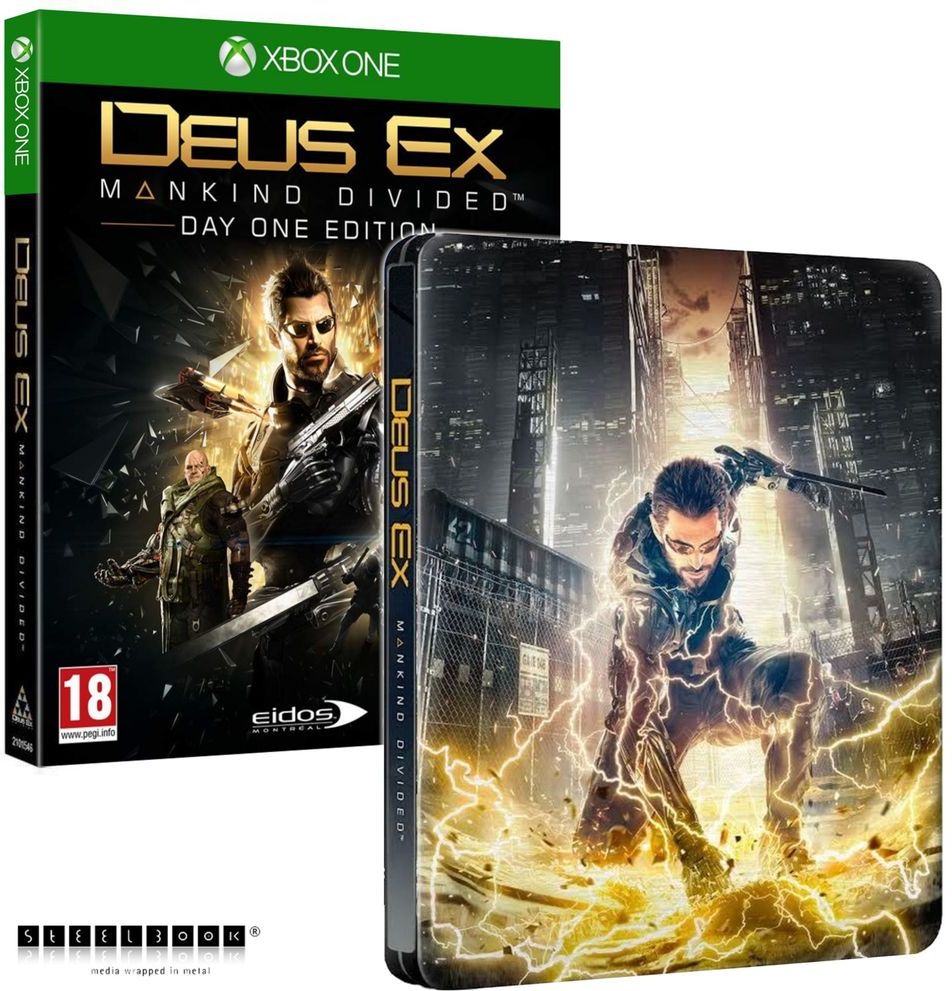 Deus Ex: Mankind Divided D1 Steelbook Edition - Xbox One - obrázek 1