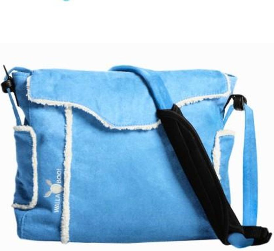 Přebalovací taška na kočárek Wallaboo - modrá - obrázek 1