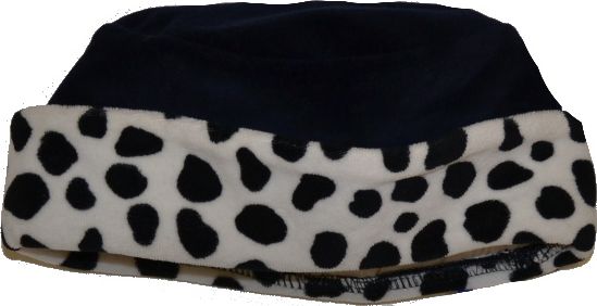 Holčičí fleece klobouček, světle modrý myška - obrázek 2