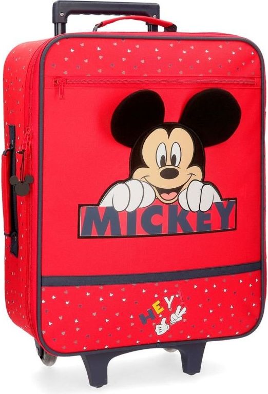 JOUMMABAGS Cestovní kufr Happy Mickey Polyester, PVC, objem 25 l - obrázek 1