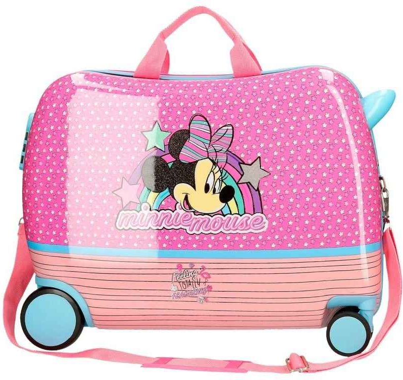 JOUMMABAGS Dětský kufřík Minnie Pink Vibes MAXI ABS plast, objem 34 l - obrázek 1