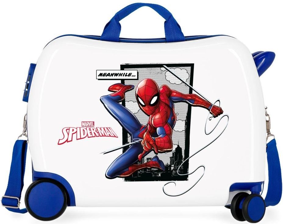 JOUMMABAGS Dětský kufřík Spiderman Action MAXI ABS plast, objem 34 l - obrázek 1