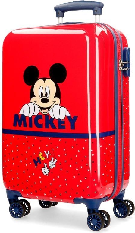 JOUMMABAGS ABS Cestovní kufr Happy Mickey ABS plast, objem 33 l - obrázek 1