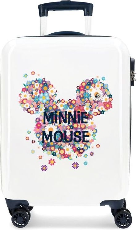 JOUMMABAGS ABS Cestovní kufr Minnie Sunny Day Flowers Blue ABS plast, objem 34 l - obrázek 1