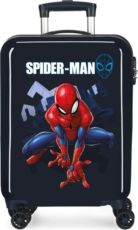 JOUMMABAGS ABS Cestovní kufr Spiderman Action Blue ABS plast, objem 34 l - obrázek 1