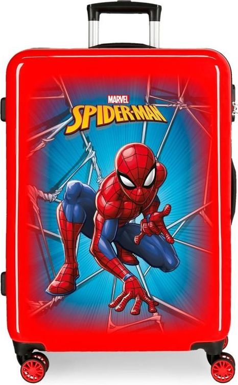 JOUMMABAGS ABS Cestovní kufr Spiderman Black ABS plast, objem 70 l - obrázek 1