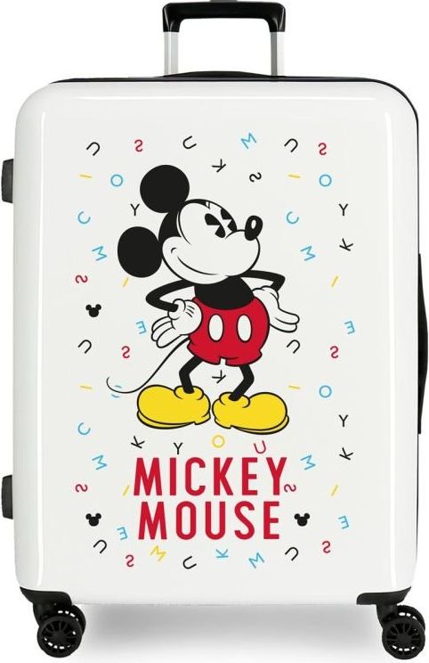 JOUMMABAGS ABS Cestovní kufr Mickey Style letras ABS plast, objem 81 l - obrázek 1