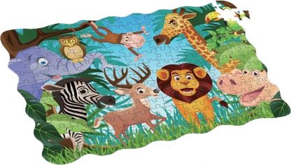 RAPPA Puzzle zvířata v džungli 208 ks, 90x64 cm - obrázek 1
