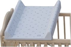 Přebalovací podložka pevná s hranami - VESELÝ KRÁLÍČEK na bílém - 80x50cm - obrázek 2