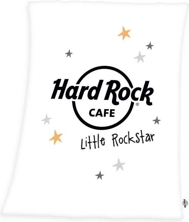 HERDING Soft fleece deka do kočárku Hard Rock Café Polyester, 75/100 cm - obrázek 1