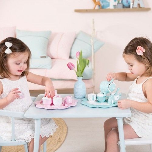 Tiamo LITTLE DUTCH Dřevěný čajový set/nádobíčko MINT - obrázek 2